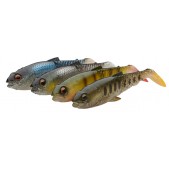 71831 Guminukai Savage Gear Craft Cannibal Paddletail 10.5cm 12g Clear Water Mix 4Pcs